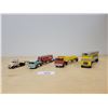 Image 1 : FOUR VINTAGE SEMI TRACTOR/TRAILERS DIE CAST