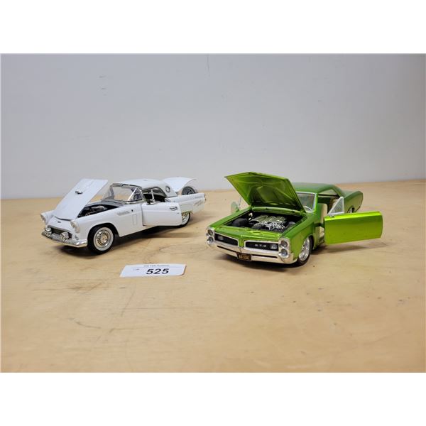 66 PONTIAC GTO DIE CAST & 1955 T-BIRD