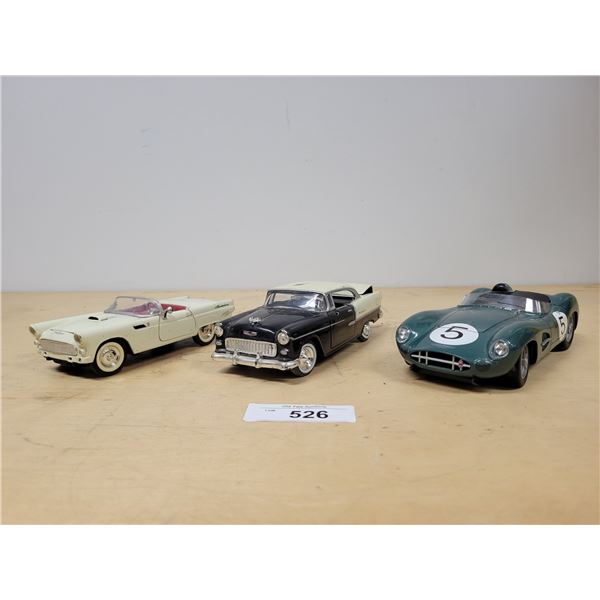 THREE DIE CAST CARS