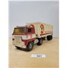 Image 1 : VINTAGE ERTL PRESSED STEEL INTERNATIONAL SEMI TRUCK/TRAILER