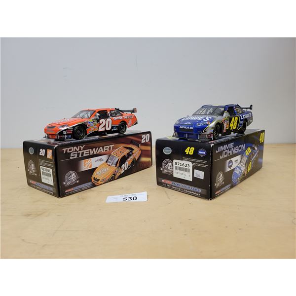 TWO NASCAR DIE CAST CARS