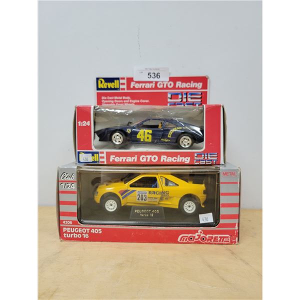 TWO DIE CAST CARS UNOPENED BOX