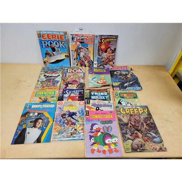 16 VINTAGE COMICS