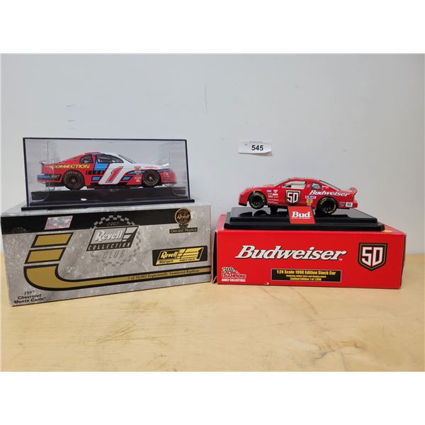TWO NASCAR DIE CAST CARS