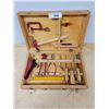 Image 1 : VINTAGE WOOD CASE TOY TOOL BOX