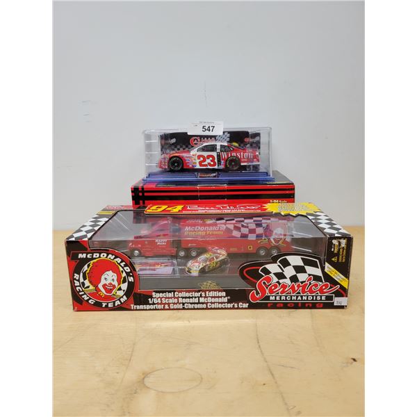TWO NASCAR DIE CAST CARS