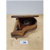 Image 2 : VINTAGE WOOD GRAND PIANO MUSIC BOX IN WORKING CONDITION