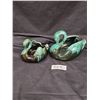 Image 2 : TWO BLUE MOUNTAIN POTTERY SWANS