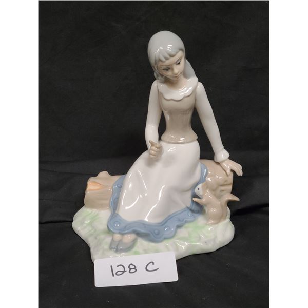 LARGE GIRL FIGURINE BY TENGRA