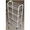 Image 1 : METAL ROLLING SHOE RACK