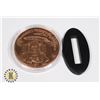 Image 1 : PURE .999 1-OZ FINE COPPER ROUND -TRUMPS