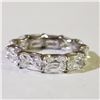Image 1 : JS130-656 SILVER CZ ETERNITY RING