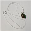 Image 2 : SILVER AMMOLITE  NECKLACE (~LENGTH 18INCHES)