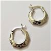 Image 4 : SILVER HOOP EARRINGS