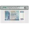 Image 1 : 1997,  Bank of China, 20 Dollars, S/N: CS455555  PMG 65EPQ.