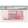 Image 2 : 2007, Bank of China (HK) Ltd., 100 Dollars, S/N: ZY008868  PMG 65EPQ. Replacement