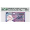 Image 1 : 2014, Government of the HK SAR, 10 Dollars, S/N: BC818181  PMG 69EPQ. Repeater S/N