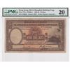 Image 1 : 1934, HK & Shanghai Banking Corp, 5 Dollars, S/N: G100332  PMG 20. Handsigned