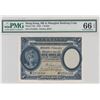 Image 1 : 1935, HK & Shanghai Banking Corp, 1 Dollar, S/N: G713433  PMG 66EPQ.