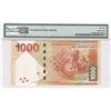 Image 2 : 2014, HK & Shanghai Banking Corp, 1,000 Dollars, S/N: ES622222  PMG 66EPQ.