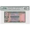 Image 1 : 1960, HK & Shanghai Banking Corp, 10 Dollars, S/N: 333885 HE  PMG 67EPQ Star.
