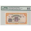 Image 1 : ND (1967), The Chartered Bank, 5 Dollars, S/N: S/F 7210888  PMG 64EPQ.