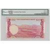 Image 2 : 1977, The Chartered Bank, 100 Dollars, S/N: H243282  PMG 64EPQ.