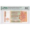 Image 1 : 1987, Standard Chartered Bank, 1,000 Dollars, S/N: C445975  PMG 64. Key Date