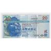 Image 1 : 2003, HK & Shanghai Banking Corp, 20 Dollars, S/N: CX555555 UNC, Solid #5's