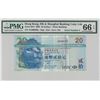 Image 1 : 2009, HK & Shanghai Banking Corp, 20 Dollars, S/N: AG000008  PMG 66EPQ. Serial Number 8