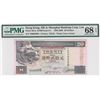 Image 1 : 2002, HK & Shanghai Banking Corp, 20 Dollars, S/N: TB999999  PMG 68EPQ. Solid#9