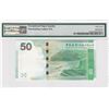 Image 2 : 2015, Bank of China (HK) Ltd., 50 Dollars, S/N: CQ098765  PMG 67EPQ. Decending S/N