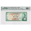 Image 1 : ND (1965), East Caribbean States, Antigua, 5 Dollars, D13 377565 PMG 66EPQ