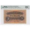 Image 1 : 1938-42, East Africa, 5/- Shillings, Q/3 19493 PMG 25