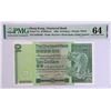 Image 1 : 1980, The Chartered Bank, 10 Dollars,  E665566, PMG 64 . S/N in Pairs