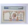 Image 2 : 1942, France, 5000 Francs,  N.852 972, PMG 40 .