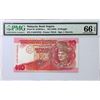 Image 1 : ND (1989), Malaysia, 10 Ringgit,  UA8810782, PMG 66EPQ .
