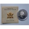 Image 2 : Canada, 2000 Year of Dragon $15, .9999 pure silver coinw 24k gold plated, Limited Edition 34g