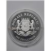 Image 2 : Somalia, 100 shillings, 2017 African wildlife, Elephant 1oz .9999 silver proof BU coin