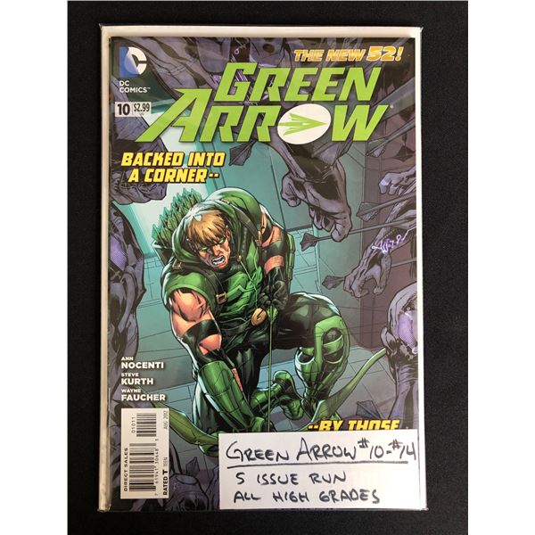 GREN ARROW NO.10-14 (DC COMICS) 5 Issue Run!
