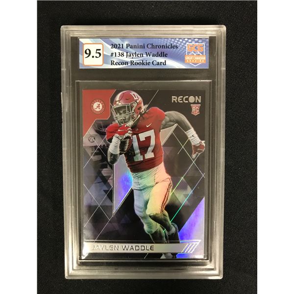 2021 PANINI CHRONICLES NO.138 JAYLEN WADDLE RECON RC (GCG 9.5)