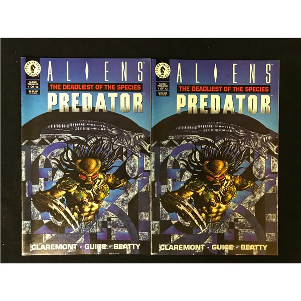 ALIENS/ PREDATOR NO.1 of 12 (DARK HORSE COMICS) X2