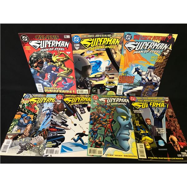 SUPERMAN Man of Steel COMIC BOOK LOT (DC COMICS)