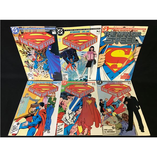 SUPERMAN Man of Steel COMIC BOOK LOT (DC COMICS)