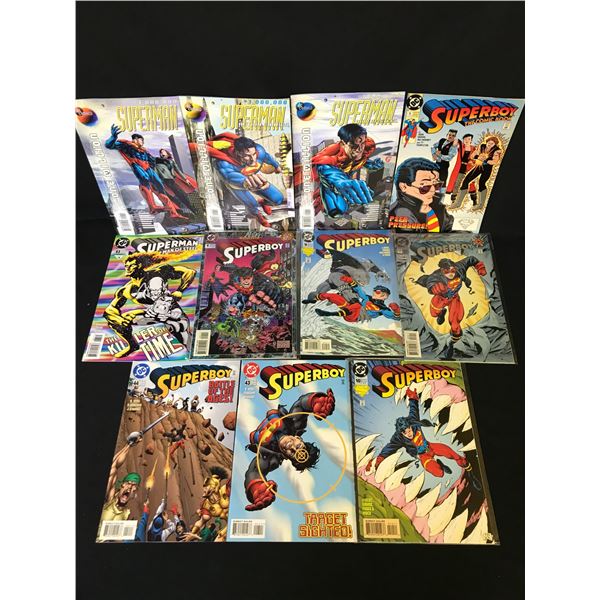 SUPERMAN/ SUPERBOY COMIC BOOK LOT (DC COMICS)