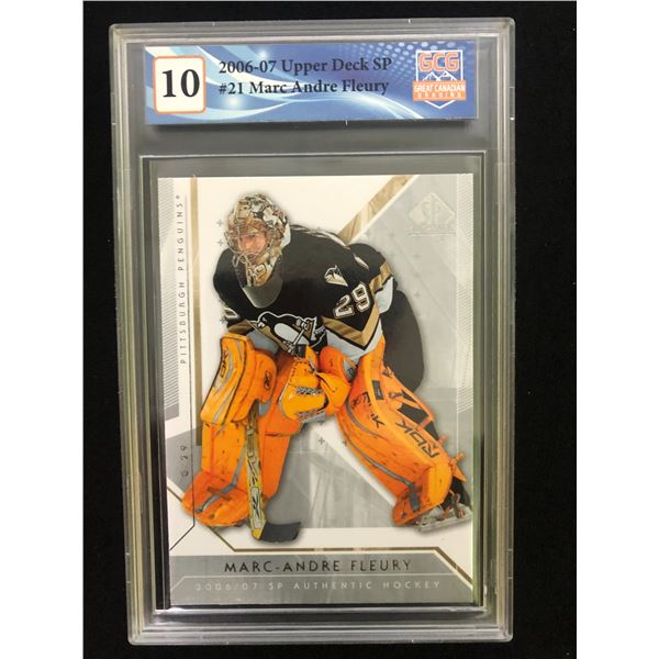 2006-07 UPPER DECK SP NO.21 MARC ANDRE FLEURY (GCG 10)