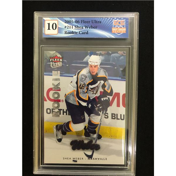 2005-06 FLEER ULTRA NO.211 SHEA WEBER RC (GCG 10)