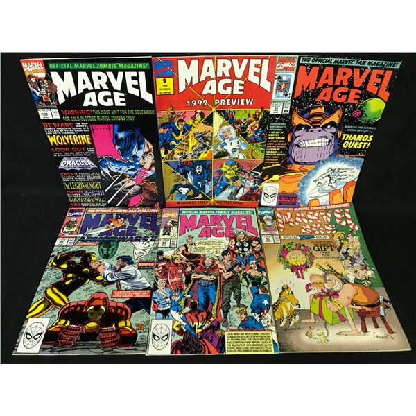 MARVEL AGE COMIC BOOK LOT.