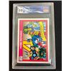 Image 1 : 1990 MARVEL UNIVERSE NO.138 AVENGERS TEAM PICTURES (GCG 10)