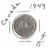 Image 1 : 1949 Canadian Five cent